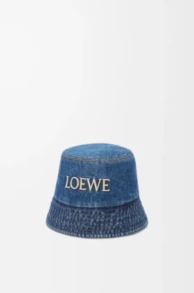 Chapéu de balde Loewe em ganga