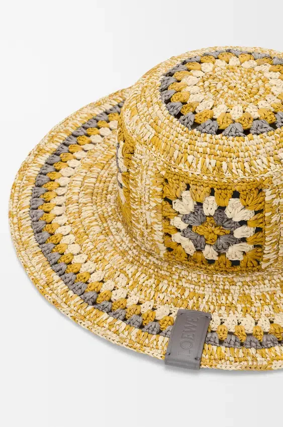 Chapéu de pescador em ráfia Chapéu de pescador em ráfia