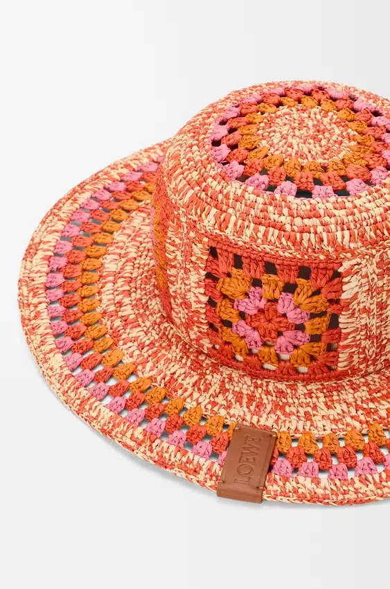 Chapéu de pescador em ráfia Chapéu de pescador em ráfia