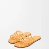 Chinelo «Petal Anagram» em lona bordada Chinelo «Petal Anagram» em lona bordada