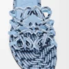 Chinelo «Petal Anagram» em lona bordada Chinelo «Petal Anagram» em lona bordada