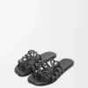 Chinelo Petal Anagram em pele de bezerro Chinelo Petal Anagram em pele de bezerro