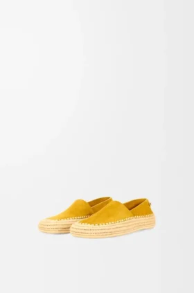 Chinelo Rio em camurça e ráfia