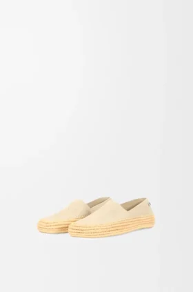Chinelo Rio em camurça e ráfia