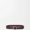 Cinto «Double Roller Curve» em pele de bezerro curtida vegetalmente Cinto «Double Roller Curve» em pele de bezerro curtida vegetalmente