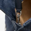 Clutch «Cats» Flamenco em ganga bordada Clutch «Cats» Flamenco em ganga bordada