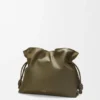 Clutch Flamenco grande em pele de bezerro napa Clutch Flamenco grande em pele de bezerro napa