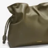 Clutch Flamenco grande em pele de bezerro napa Clutch Flamenco grande em pele de bezerro napa