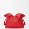 Clutch «Flamenco» Média em pele de bezerro napa Clutch «Flamenco» Média em pele de bezerro napa