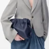 Clutch Flamenco Média em pele de bezerro napa Clutch Flamenco Média em pele de bezerro napa