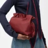Clutch Flamenco Média em pele de bezerro napa Clutch Flamenco Média em pele de bezerro napa