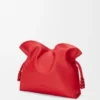 Clutch «Flamenco» Média em pele de bezerro napa Clutch «Flamenco» Média em pele de bezerro napa