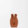 Clutch Flamenco Média em pele de bezerro napa Clutch Flamenco Média em pele de bezerro napa