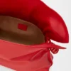 Clutch «Flamenco» Média em pele de bezerro napa Clutch «Flamenco» Média em pele de bezerro napa