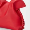 Clutch «Flamenco» Média em pele de bezerro napa Clutch «Flamenco» Média em pele de bezerro napa