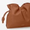Clutch Flamenco Média em pele de bezerro napa Clutch Flamenco Média em pele de bezerro napa