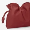 Clutch Flamenco Média em pele de bezerro napa Clutch Flamenco Média em pele de bezerro napa