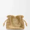 Clutch Flamenco Média em pele de borrego laminada Clutch Flamenco Média em pele de borrego laminada