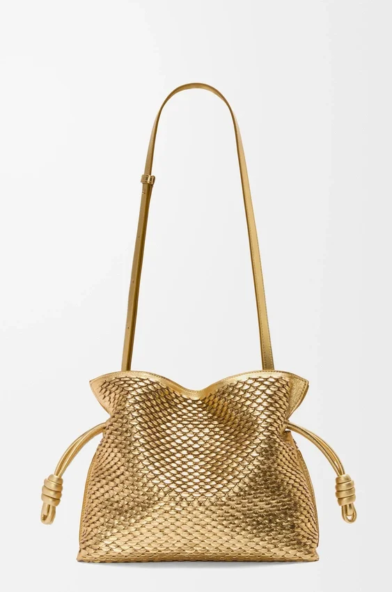 Clutch Flamenco Média em pele de borrego laminada Clutch Flamenco Média em pele de borrego laminada