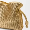 Clutch Flamenco Média em pele de borrego laminada Clutch Flamenco Média em pele de borrego laminada