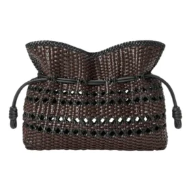 Clutch Flamenco Média «Preto Castanho» a411Fc1Xdn-1103