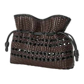 Clutch Flamenco Média «Preto Castanho» a411Fc1Xdn-1103