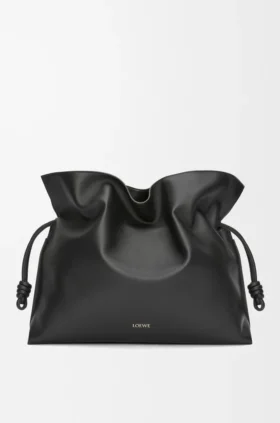 Clutch Flamenco XL em pele de bezerro napa