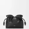 Clutch Panta Medium Flamenco em pele de bezerro brilhante Clutch Panta Medium Flamenco em pele de bezerro brilhante