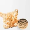 Colar de personalização em metal Colar de personalização em metal