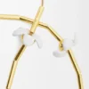 Colar Flor em prata de lei e esmalte Colar Flor em prata de lei e esmalte