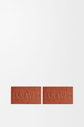 Conjunto de dois sabonetes de folhas de tomate