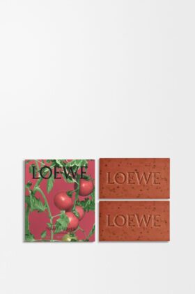 Conjunto de dois sabonetes de folhas de tomate