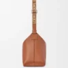 Cubi Crossbody em pele de bezerro lisa e flexível e jacquard Cubi Crossbody em pele de bezerro lisa e flexível e jacquard