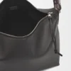 Cubi Crossbody em pele de bezerro lisa e flexível e jacquard Cubi Crossbody em pele de bezerro lisa e flexível e jacquard