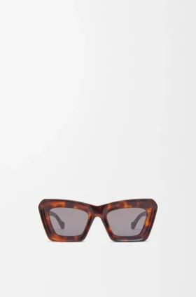 Óculos de sol Cateye com bordas biseladas