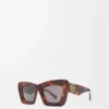 Óculos de sol Cateye com bordas biseladas Óculos de sol Cateye com bordas biseladas