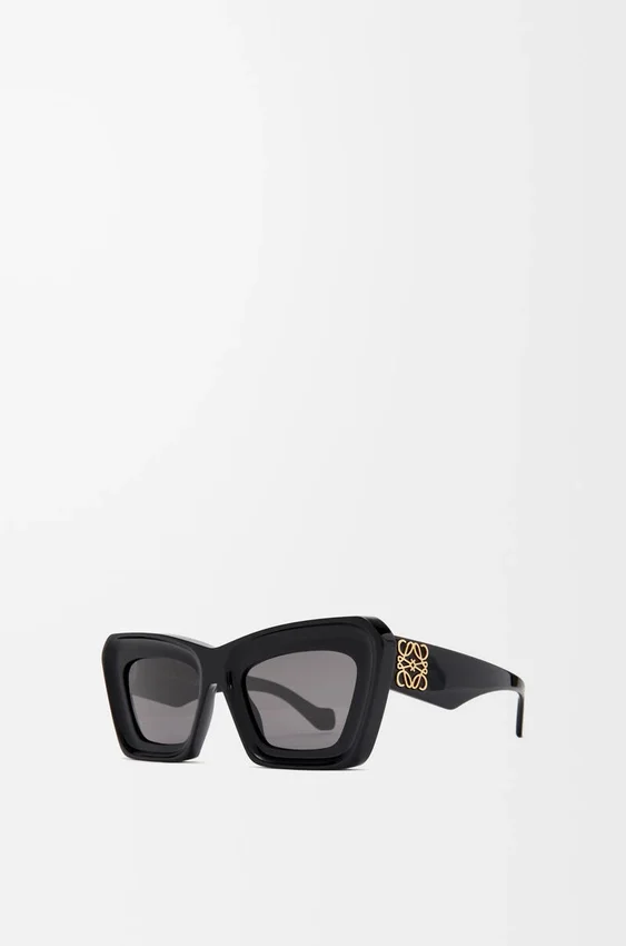 Óculos de sol Cateye com bordas biseladas Óculos de sol Cateye com bordas biseladas