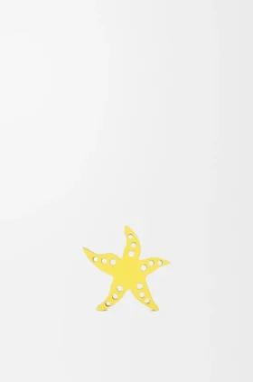 Dado em forma de estrela-do-mar em pele de bezerro Dado em forma de estrela-do-mar em pele de bezerro