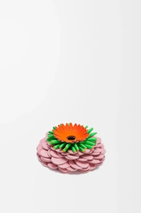 Dado em forma de flor em pele de bezerro clássica Dado em forma de flor em pele de bezerro clássica