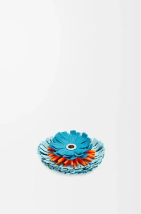 Dado em forma de flor em pele de bezerro clássica Dado em forma de flor em pele de bezerro clássica