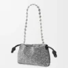 Flamenco Purse com miçangas e pele de cordeiro napa Flamenco Purse com miçangas e pele de cordeiro napa