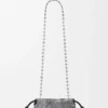 Flamenco Purse com miçangas e pele de cordeiro napa Flamenco Purse com miçangas e pele de cordeiro napa