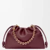 Flamenco Purse grande em pele de borrego napa suave Flamenco Purse grande em pele de borrego napa suave