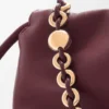 Flamenco Purse grande em pele de borrego napa suave Flamenco Purse grande em pele de borrego napa suave
