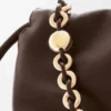 Flamenco Purse grande em pele de borrego napa suave Flamenco Purse grande em pele de borrego napa suave