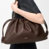 Flamenco Purse grande em pele de borrego napa suave Flamenco Purse grande em pele de borrego napa suave
