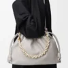 Flamenco Purse grande em pele de borrego napa suave Flamenco Purse grande em pele de borrego napa suave