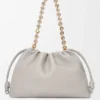 Flamenco Purse grande em pele de borrego napa suave Flamenco Purse grande em pele de borrego napa suave