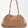 Flamenco Purse grande em pele de borrego napa suave Flamenco Purse grande em pele de borrego napa suave