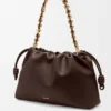 Flamenco Purse grande em pele de borrego napa suave Flamenco Purse grande em pele de borrego napa suave